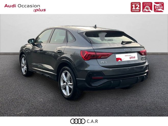 Audi Q3 Sportback 35 TFSI 150 ch S tronic 7 S li Gris de 2022