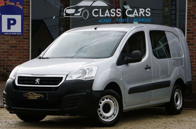 Cliquer pour voir la photo suivante Peugeot Partner 1.6 BlueHDi L2H1 3PLACES CLIM CRUISE 1ER Argent Métallisé de