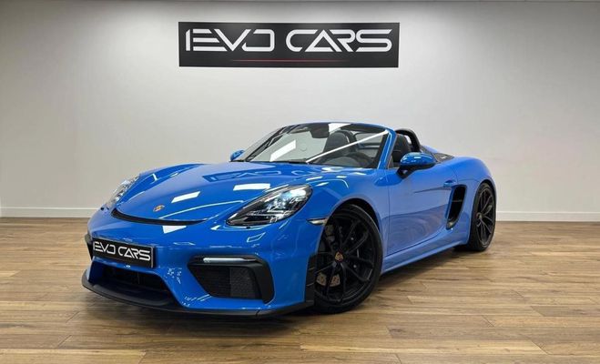 Cliquer pour voir la photo suivante Porsche 718 Spyder 4.0 420 ch PDK Origine France / P Bleu de 2023