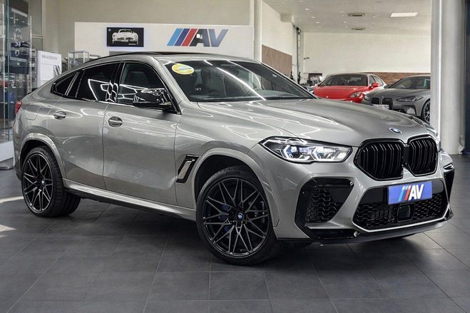 Cliquer pour voir la photo suivante BMW X6 M COMPETITION - F96 - 625ch - FEUX LASER Gris de 2020
