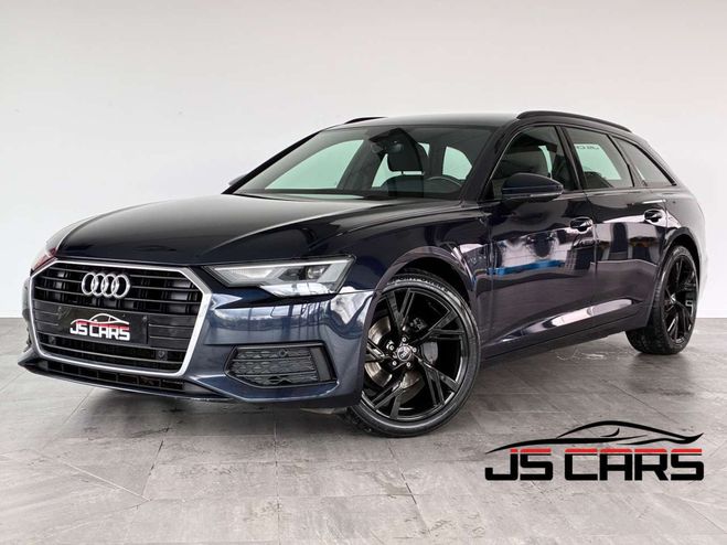 Audi A6 BREAK 2.0 TDi SPORT-1ERPRO-GPS-CUIR-ATTE Bleu M�tallis� de 