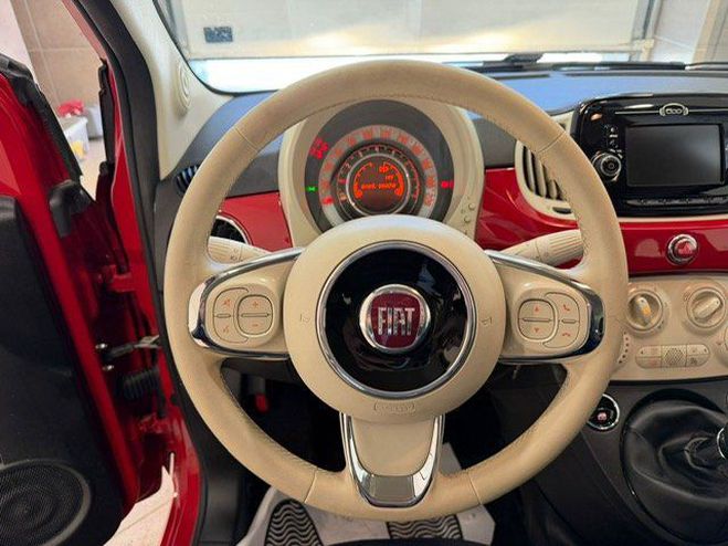 Fiat 500 1.0 hybride 70 ch Cult 1ere main ROUGE de 2022