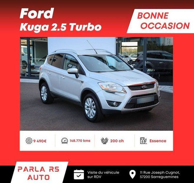 Ford Kuga 2.5 Turbo 5 cylindres 200ch Gris de 2009