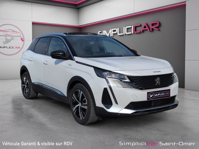 Peugeot 3008 Hybrid 225 e-EAT8 GT toit panoramique ga Blanc de 2022