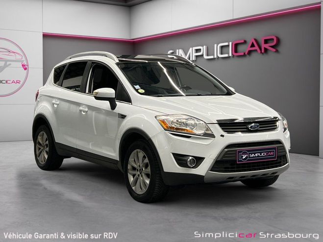 Ford Kuga 2.0 TDCi 140 DPF 4x4 Titanium - PREMI�RE Blanc de 2010