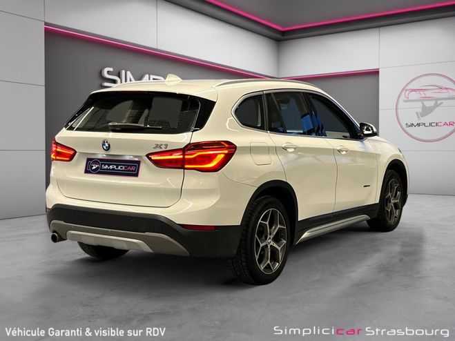 BMW X1 F48 sDrive 18d 150 ch BVA8 Lounge - SUIV Blanc de 2016