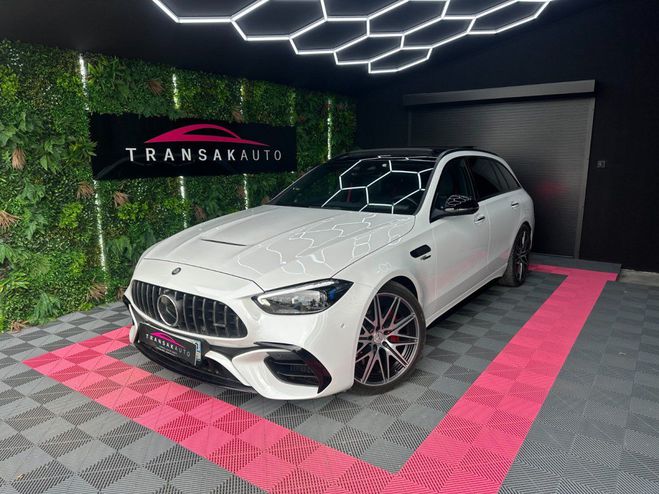 Cliquer pour voir la photo suivante Mercedes Classe C BREAK AMG 63 S E Performance 9G-Tronic 4 Blanc de 2023