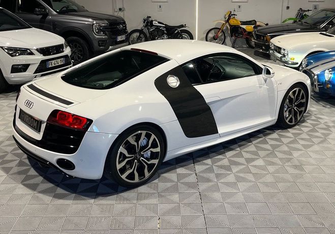 Audi R8 coupe 5.2 v10 fsi 525 quattro Blanc de 2009