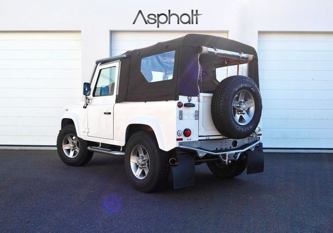 Land rover Defender 90 TD4 2.2l 122cv Soft top Blanc de 2015
