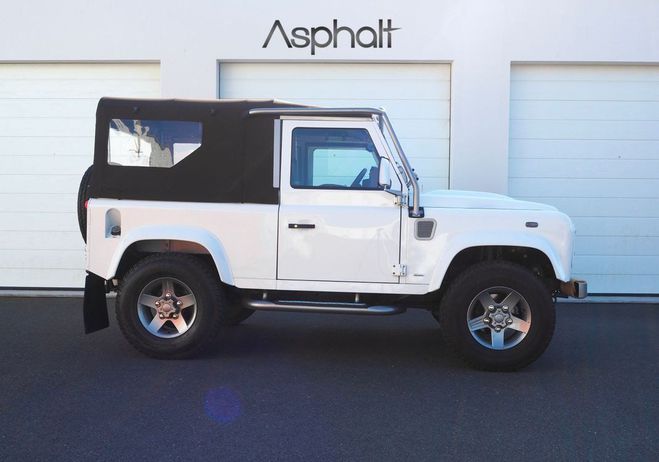 Land rover Defender 90 TD4 2.2l 122cv Soft top Blanc de 2015