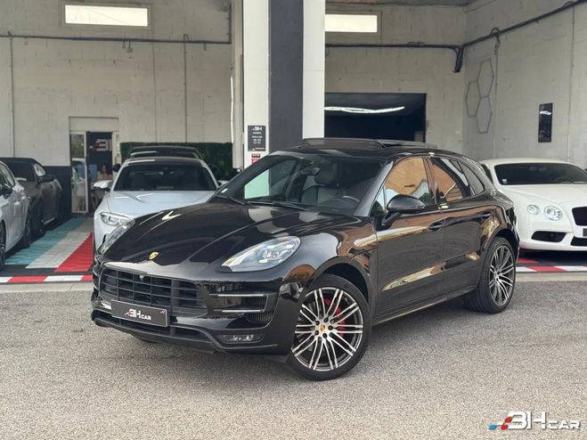 Cliquer pour voir la photo suivante Porsche Macan TURBO 3.6L 400cv SPORT CHRONO / CAMERA 3 Noir de 2017