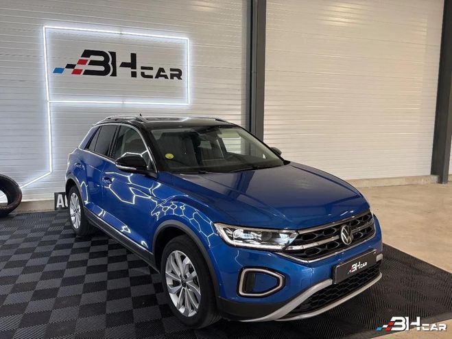 Volkswagen T Roc 2.0 TDI 150 STYLE EXCLUSIVE DSG BVA Bleu de 2023