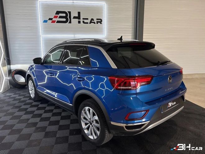 Volkswagen T Roc 2.0 TDI 150 STYLE EXCLUSIVE DSG BVA Bleu de 2023