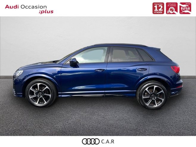 Audi Q3 35 TDI 150 ch S tronic 7 S line Bleu de 2022