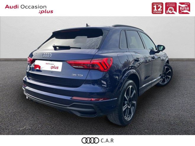Audi Q3 35 TDI 150 ch S tronic 7 S line Bleu de 2022
