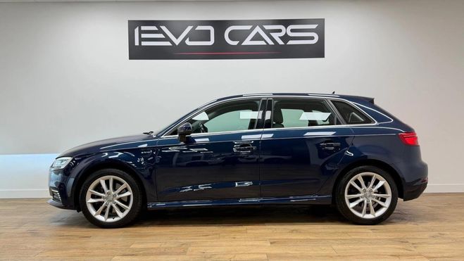 Audi A3 Sportback 1.4 TFSI 204 ch e-tron S troni Bleu de 2017