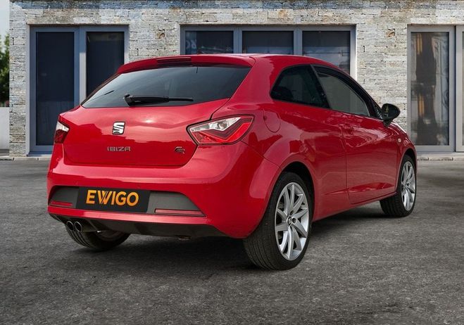 Seat Ibiza 1.2 tsi 105 fr volant sport regulateur-c Rouge de 2014