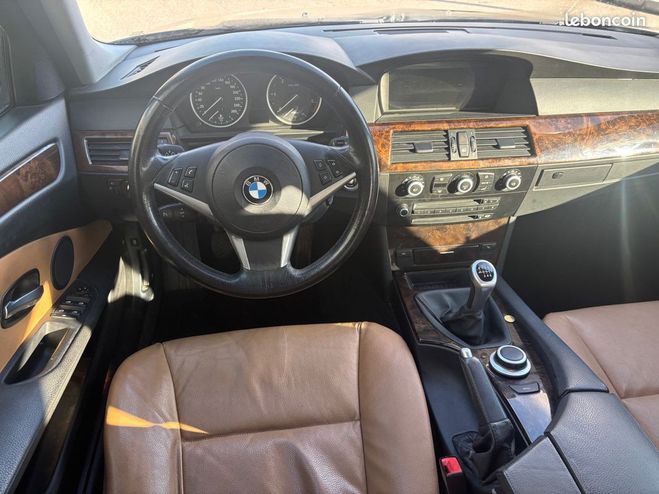 BMW Serie 5 E60 520d 177CH Luxe Noir de 2008