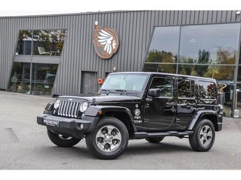  Voir d&eacute;tails -Jeep Wrangler 3.6i - BVA 2018 Unlimited Sahara PHASE 2 &agrave; Coigni�res (78)