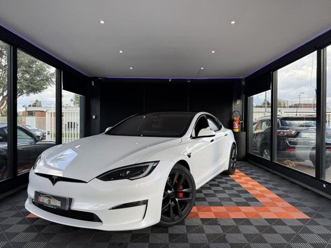 Tesla Model S Tri Motor MY22 Plaid PHASE 3 Blanc m�tallis� de 2023