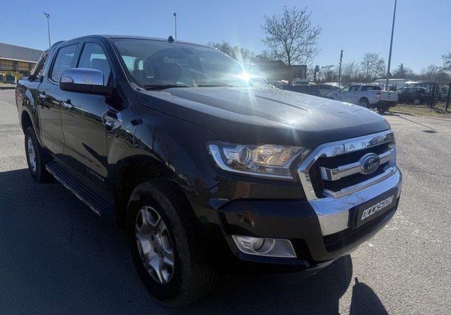 Ford Ranger 3.2 TDCI 200CH DOUBLE CABINE LIMITED BLA Noir de 2017