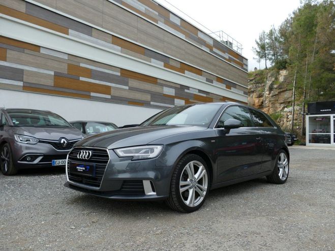 Audi A3 TFSI 190 Ch S-LINE QUATTRO S-TRONIC 3 PO Gris de 2017