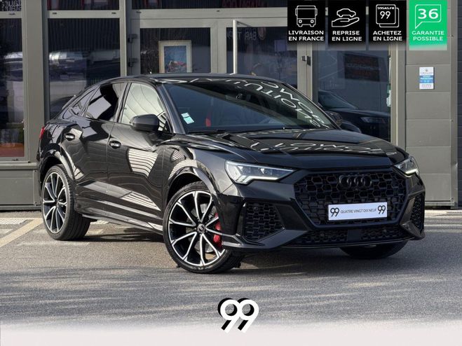 Cliquer pour voir la photo suivante Audi RS Q3 Sportback RSQ3 400CH 2.5 TFSI IMMAT FRAN NOIR MYTHIC MÉTALLISÉE de 2020
