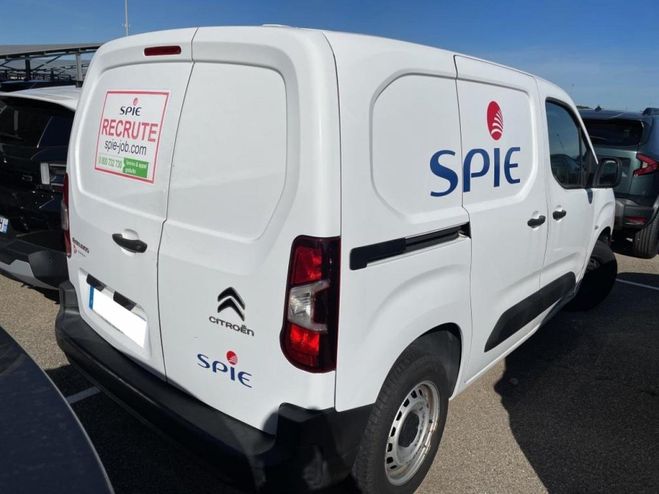 Citroen Berlingo 1.5 BlueHDi 100 FOURGON M Club 650 kg 3  BLANC de 2020