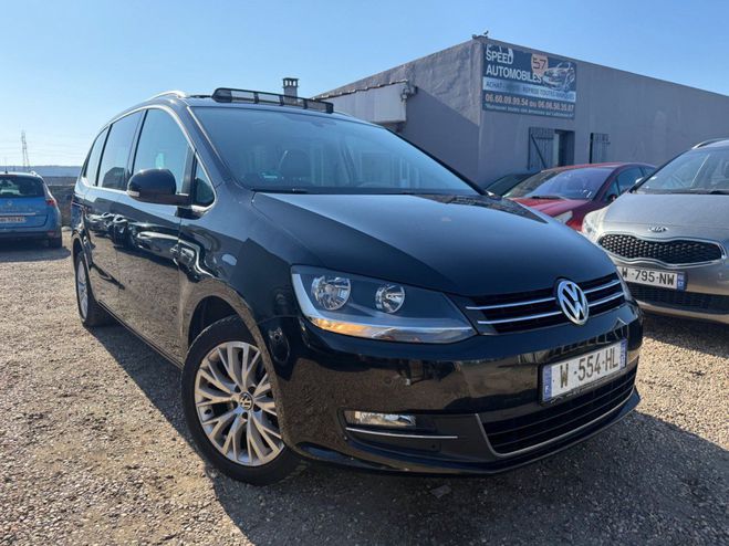 Cliquer pour voir la photo suivante Volkswagen Sharan 2.0 TDI 170 CARAT 7PL * DSG * TOIT * GPS Noir de 2011
