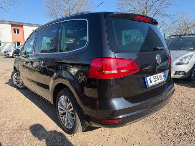 Volkswagen Sharan 2.0 TDI 170 CARAT 7PL * DSG * TOIT * GPS Noir de 2011