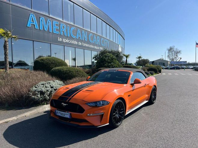 Ford Mustang GT CABRIOLET 5.0L V8 450ch BVA10 ORANGE de 2020