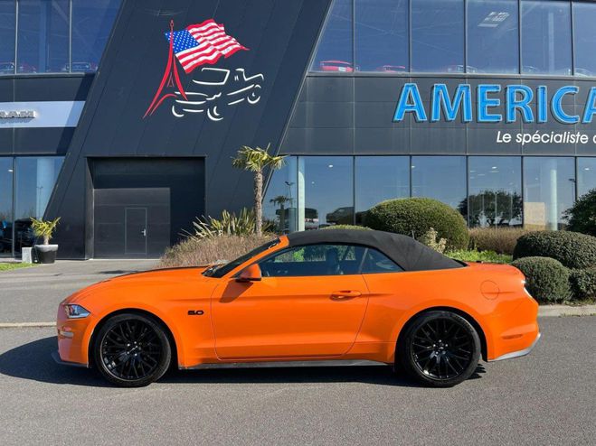 Ford Mustang GT CABRIOLET 5.0L V8 450ch BVA10 ORANGE de 2020