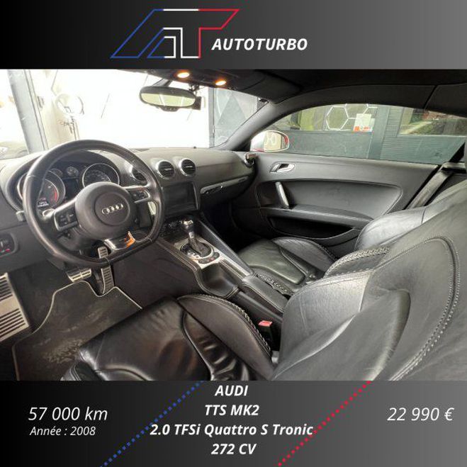 Audi TT S 2.0 TFSI 272CH QUATTRO S TRONIC 6 Rouge de 