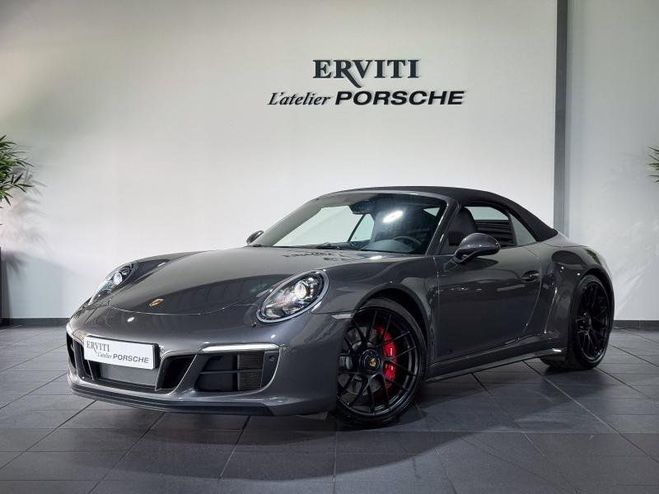 Porsche 911 Cabriolet 3.0 450ch GTS PDK Gris Quartz de 2017