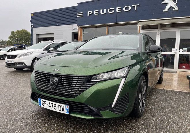 Peugeot 308 (3) PureTech 130 EAT8 ALLURE PACK Vert de 2022