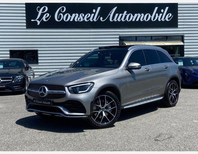 Mercedes GLC 220 D 194CH AMG LINE 4MATIC 9G-TRONIC Gris C de 2019