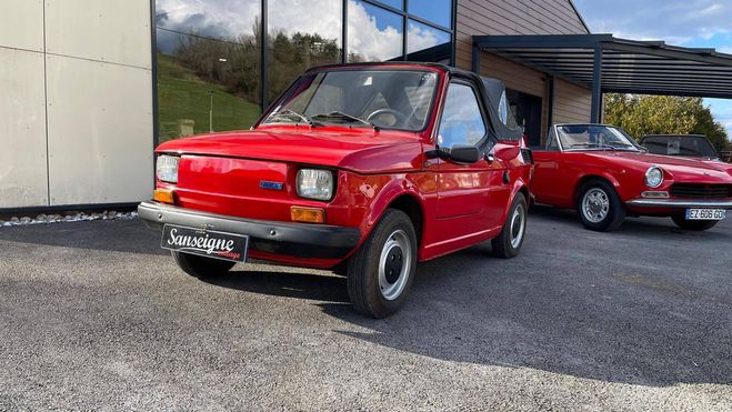 Fiat 126 CABRIOLET ROUGE de 1982