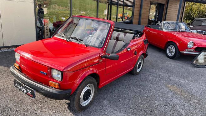 Fiat 126 CABRIOLET ROUGE de 1982
