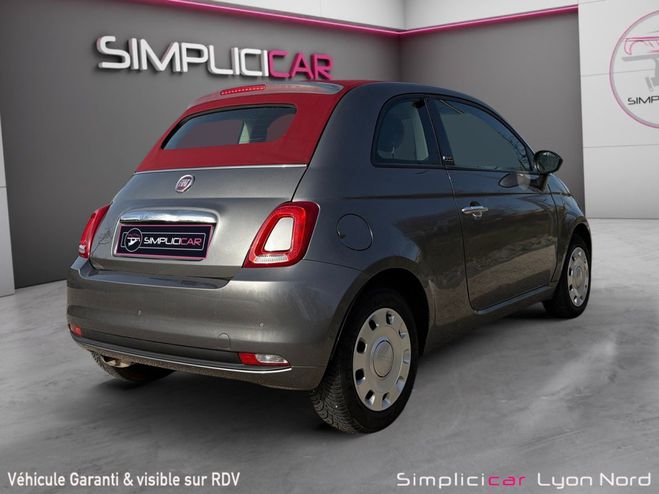 Fiat 500 C SERIE 6 1.2 69 ch Pop Gris de 2018