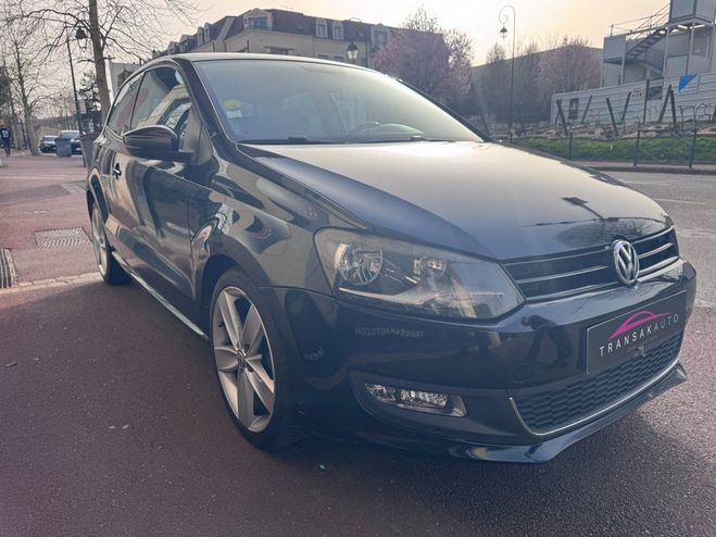 Volkswagen Polo 1.6 TDI 105 CR FAP Sportline Noir de 2011