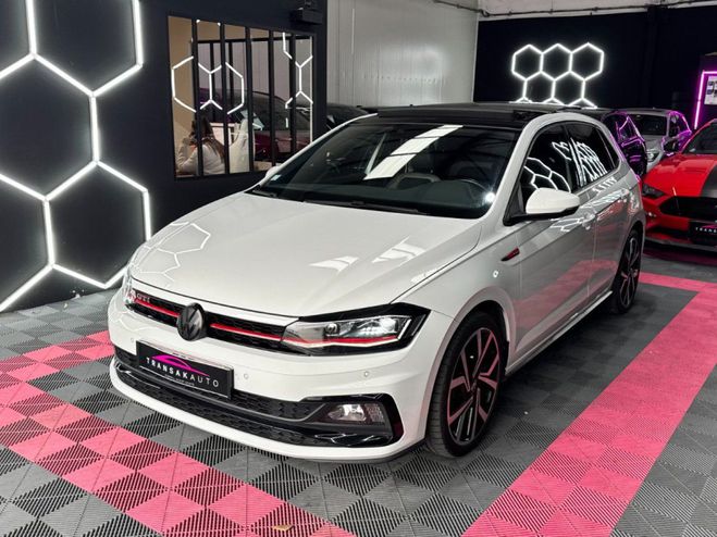 Volkswagen Polo VI 2.0 TSI 200 CH DSG6 GTI ~ Cam�ra ~ Ca Blanc de 2020