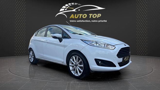 Ford Fiesta 1.0 ECOBOOST 100CH TITANIUM POWERSHIFT 5 BLANC de 2015