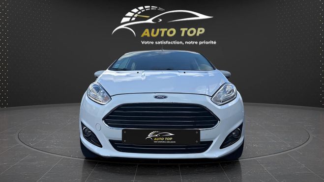 Ford Fiesta 1.0 ECOBOOST 100CH TITANIUM POWERSHIFT 5 BLANC de 2015