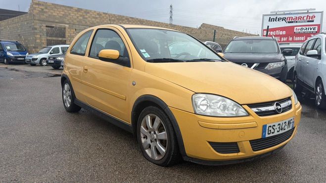 Opel Corsa III (2) 1.0 CITY TWINPORT  FAIBLE KM Jaune de 2005