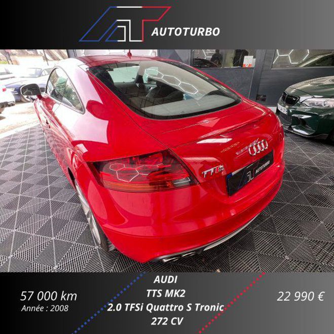 Audi TT S 2.0 TFSI 272CH QUATTRO S TRONIC 6 Rouge de 2008