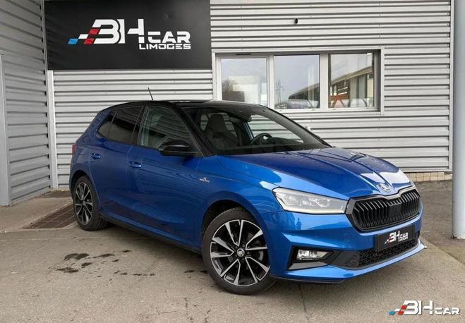 Skoda Fabia 1.5 TSI 150 EVO SPORT MONTE CARLO DSG BV Bleu de 2022