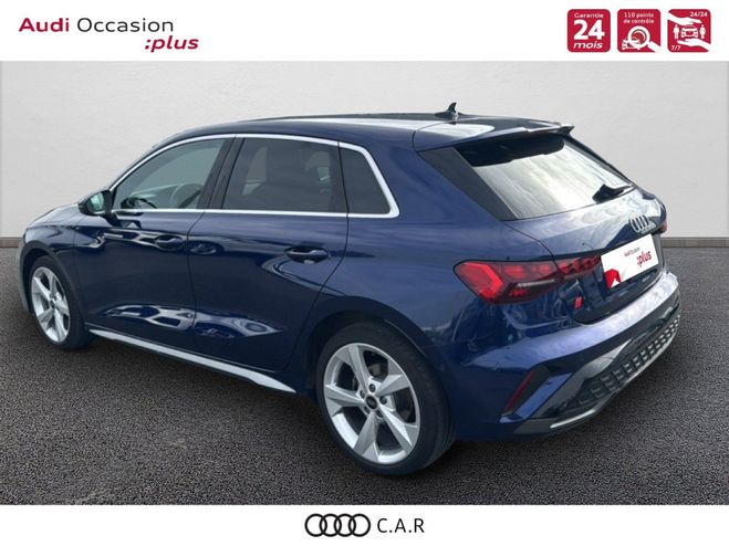 Audi A3 Sportback 35 TDI 150 S tronic 7 S Line Bleu de 2023
