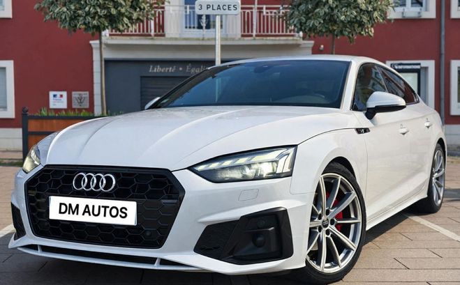 Audi A5 Sportback 40 tdi s line 2020 bang&olufse Blanc de 2020