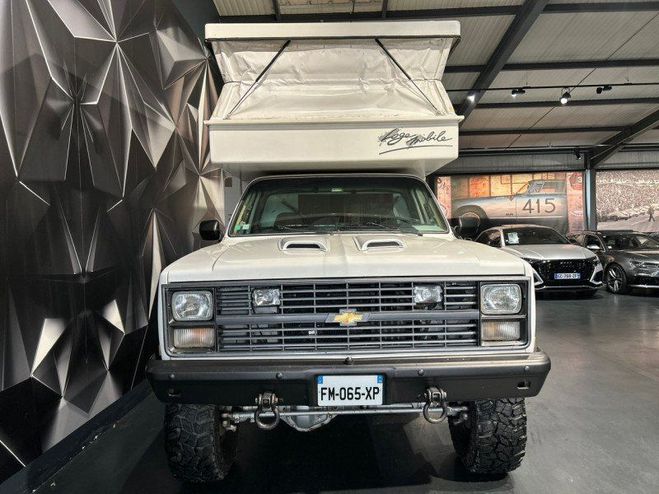 Chevrolet K30 CAMPING CAR RAID Blanc de 1985