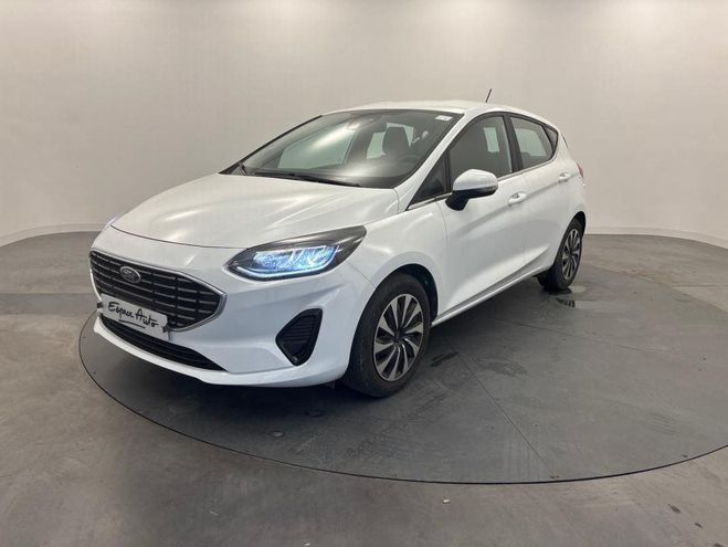Cliquer pour voir la photo suivante Ford Fiesta 1.0 Flexifuel 95 ch S&S BVM6 Titanium Bu Blanc Verni de 2022